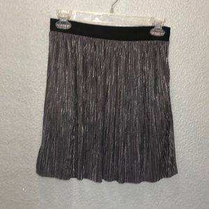 NWT BCBGeneration Silver Metallic Skirt